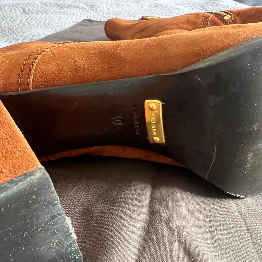 Car Shoe Lace-up ankle suede Boots size 40 - Picture 9 of 10